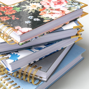 Pianificatore del diario della copertura di colore pieno personalizzabile della copertina rigida personalizzabile del filo di rilegatura a spirale della fabbrica per le ragazze - Product Image 6