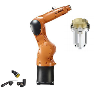 KUKA Robot industriale KR 20 R1810-2 può abbinarsi con pinza robotica SCHUNK e guida personalizzata per la movimentazione dei materiali - Product Image 3