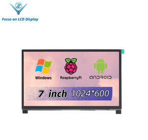 Hot Sale 7 Zoll 1024*600 Raspberry Pi-Bedienfeld Industrielle HD-MI/USB-Schnitts telle Hoch auflösende LCD-Touchscreen-Module - Product Image 2