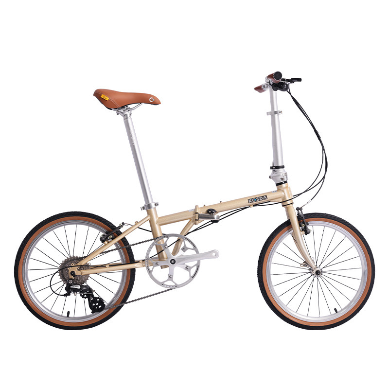 Kd007-champagne gold-shimano 8 speed