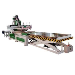 Low Price <strong>Auto</strong> <strong>Loading</strong> Unloading ATC <strong>CNC</strong> <strong>Machine</strong> Cabinet Door Making <strong>Auto</strong> <strong>Nesting</strong> ATC <strong>CNC</strong> <strong>Router</strong> <strong>Machine</strong> for Wood 3D Engraving - Product Image 3