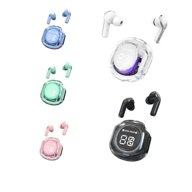 Transparent Crystal air39 tws Ear Buds Earphones Auriculares Audifonos Wireless Headphone air 39 earbuds pods ultrapods pro 2