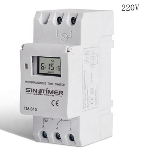TM615 12/24/110/220V Timer Switch Digital 7 Days 24 Hours <strong>Programmable</strong> LCD Display DIN Rail Mount Time Relay - Product Image 3