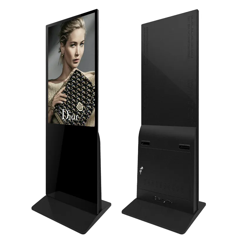 Vloerstaande Android Draagbare Digital Signage Reclame Speler Mall Touch Screen Reclame Kiosk