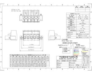 KF2EDGKM Reemplace WJ2EDGKM MSTB 2,5/..-1. 2ESDVM, bloque de terminales de pared enchufable de un par, ESDVM 2, 1, 2, 1, 2, 1, 2, 1, 2, 1 - Product Image 3