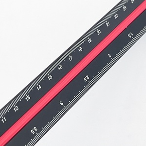 Professional 30cm Technical <strong>Architect</strong> 1:20 -1:150 Ruler Custom logo Color Scale Metal Triangular Aluminum Ruler Design Drafting - Product Image 4