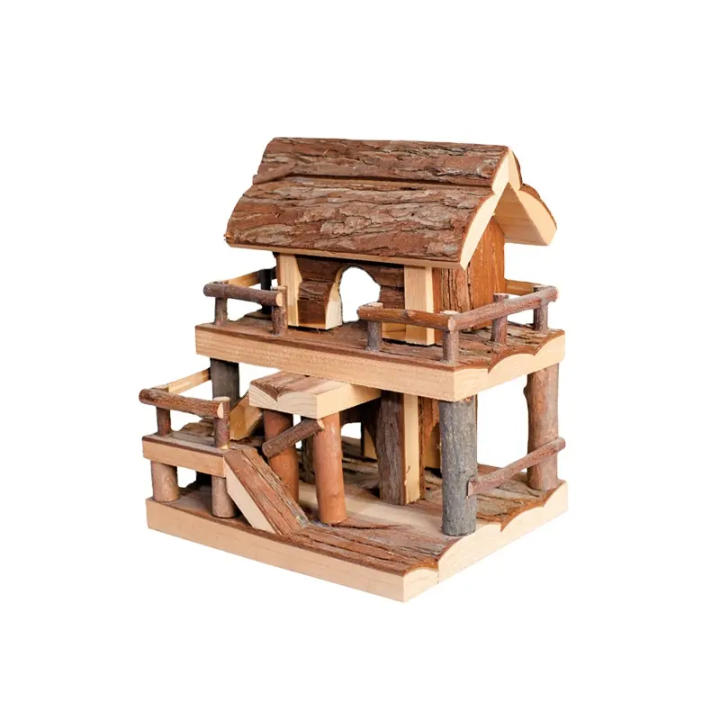 Preços razoáveis de madeira clara pet hamster gaiola para venda