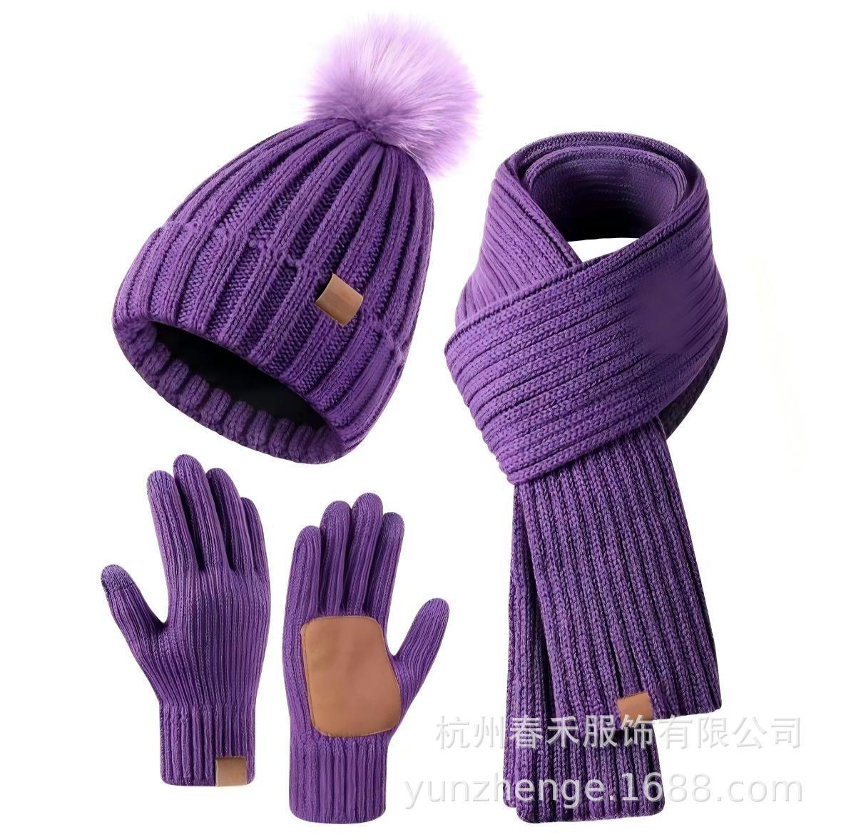 Cuir de palmier violet, sans logo