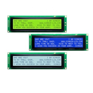 LCD4004 caratteri matrice di punti schermo, modulo schermo LCD 40x4, blu, giallo, verde, grigio, bianco, 5V ad alta definizione, codice inviato - Product Image 1