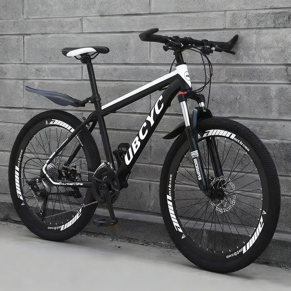 Mountain bike in bianco e nero