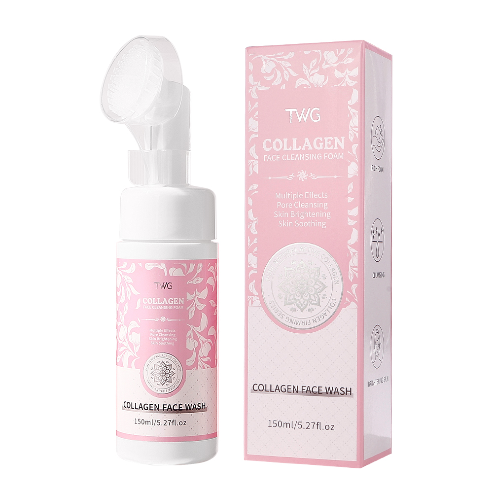 TWG Collagen Facial Cleanser with Brush