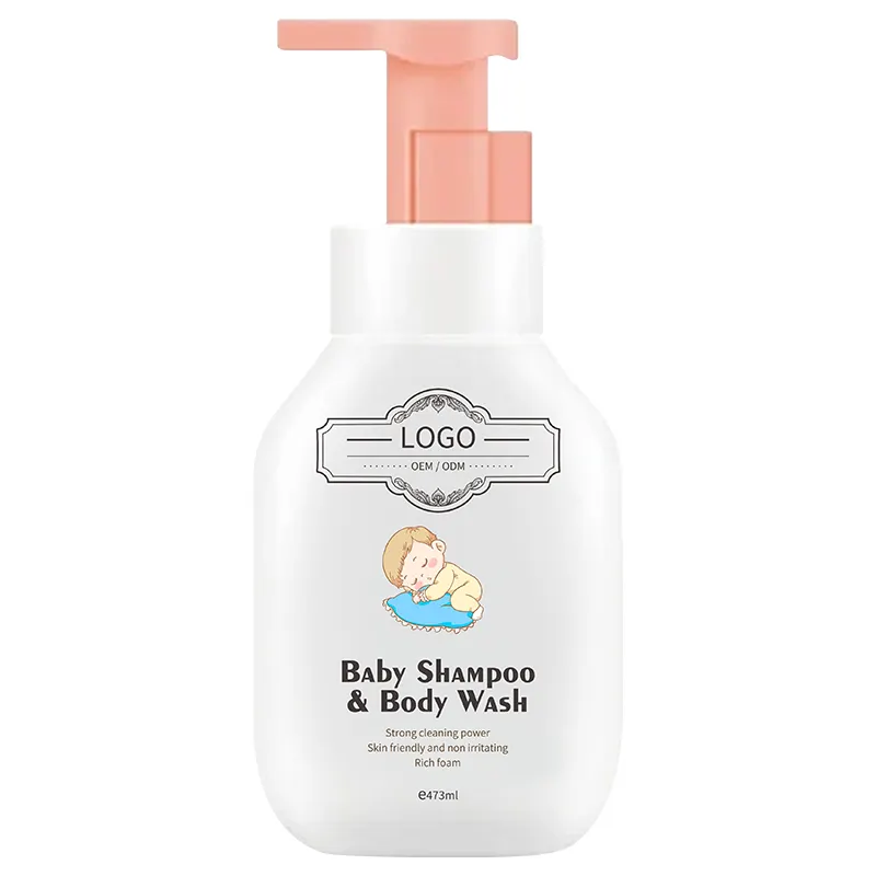 OEM/ODM Produits naturels de soins capillaires et de la peau pour bébés Shampooing et nettoyant pour le corps pour bébés Avocat personnalisé Lotion pour le corps Ensemble de soins de la peau pour bébés