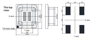 Pdlux <strong>Analog</strong> Mini SMD Quad-Element Pyroelectric Infrared Position <strong>Sensor</strong> PD-<strong>PIR</strong>-4021LA with 12V <strong>Output</strong> <strong>Motion</strong> &amp; Position <strong>Sensors</strong>