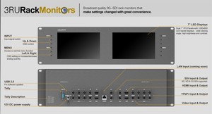High Quality 7 Inch IPS Panel Screen Rackmount <strong>Monitor</strong> Dual SDI for HDMI Input and <strong>Output</strong> Portable <strong>Monitor</strong> - Product Image 3