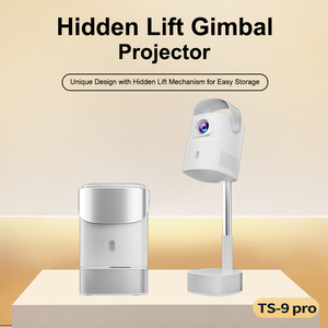 TS9 Pro taşınabilir projektör yüksek sadakat hoparlör tabanı otomatik 4k projektör Android LCD projektör toptan özelleştirme - Product Image 2