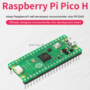 Ahududu Pi Pico H 264kB SRAM 2MB Flash bellek 133MHz çift çekirdekli M0 + RP2040 mikrodenetleyici I2C UART 12-bit ADC kontrol PWM
