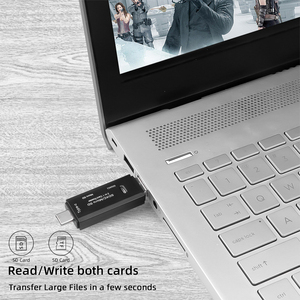 便携式卡适配器3合1 USB-C USB-一款微型USB摄像头存储卡读卡器，适用于电脑笔记本电脑智能手机平板电脑 - Product Image 5