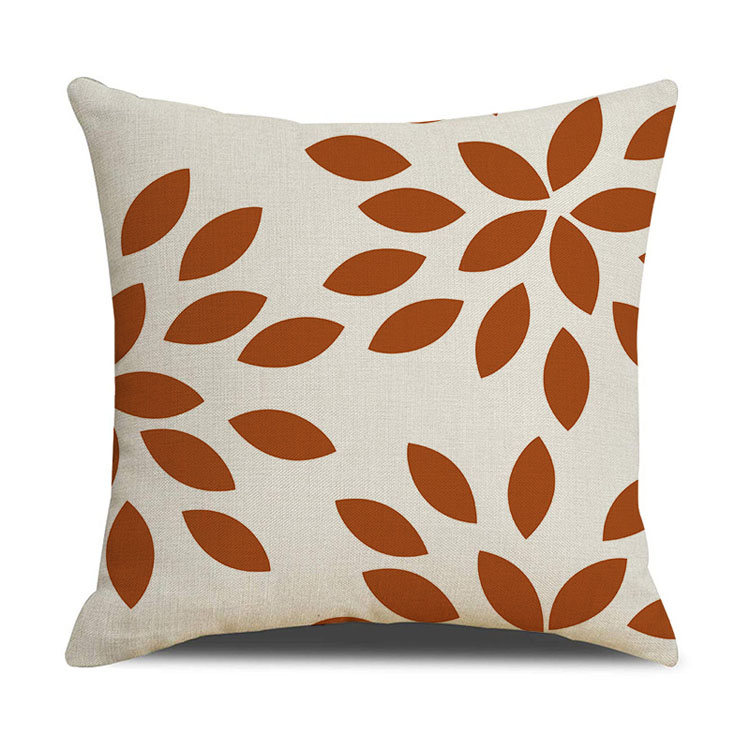 Nordic Home Decor Pillowcase Office Car Cushion Custom Digital Printing Linen Geometric Cushion Cover