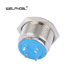 Welfnobl สวิตช์ปุ่มกด4ขา IP65 2A กันน้ำแบนหัวกลม - Product Image 5