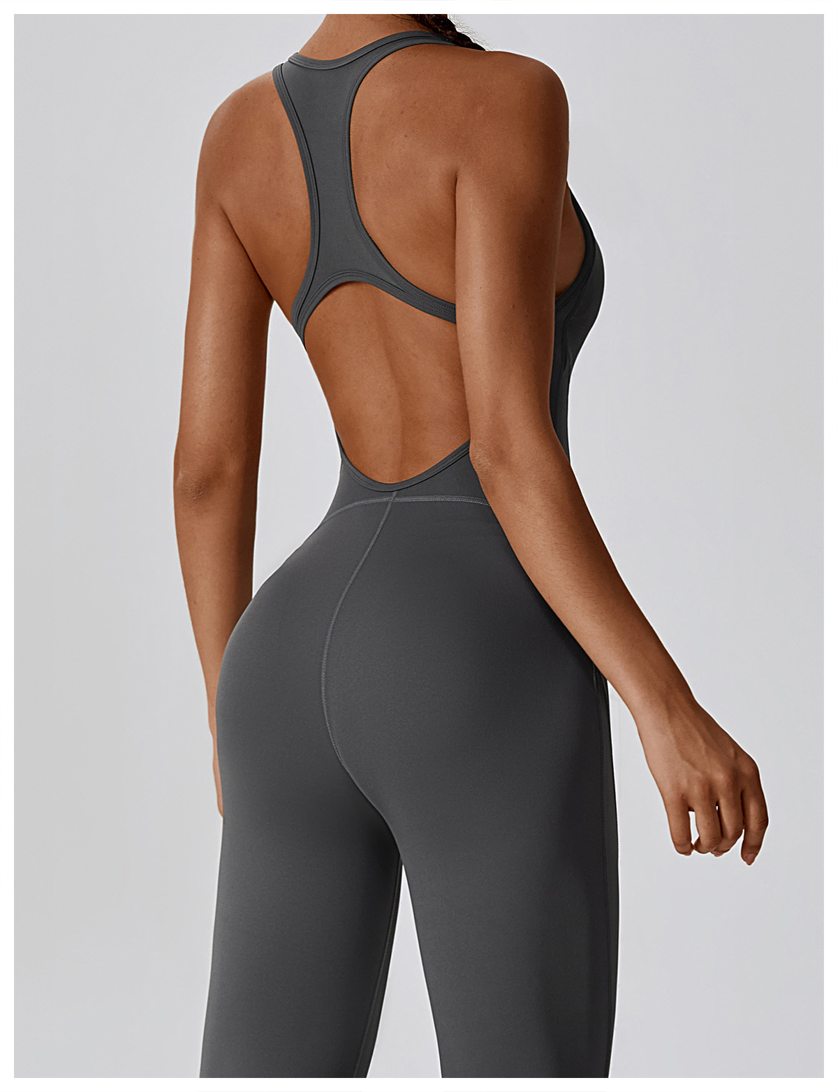 grey long jumpsuit