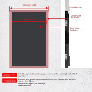 Panel kontrol akses Tag Lift Panel akses tersembunyi Drywall untuk ubin langit-langit - Product Image 6