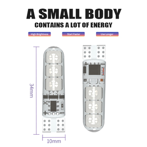 Lamp T10 5050 6smd Silicone 194 168 <strong>LED</strong> Bulb <strong>RGB</strong> Car Remote Controller Wireless T10 <strong>Rgb</strong> 16-Colors Change T10 <strong>Rgb</strong> <strong>Led</strong> Car Light - Product Image 6