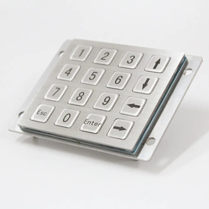 KERONG Manufacturer of Custom Metal 16-key <strong>Numeric</strong> Keypad Industrial Embedded <strong>Keyboard</strong>