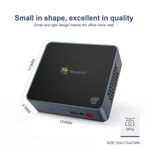 Beelink GK55 4K Mini PC Intel Celeron J4125 <strong>Quad</strong> <strong>Core</strong> DDR4 Win 10 Desktop HD 1000M LAN Dual Wifi <strong>Computer</strong> Mini - Product Image 5