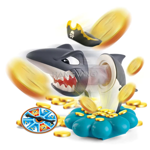 Hw Giải Nén Đồ Chơi Bất Ngờ Cướp Biển Cá Mập Thiết Lập Nổ Điện Tiền Xu Vàng Câu Đố Lừa Tạo Tác Hội Đồng Quản Trị Trò Chơi Bên Đồ Chơi Cho Trẻ Em - Product Image 1