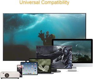 促销价格USB C至HDMI VGA DP适配器类型C公至HDMI VGA显示端口母3合1适配器 - Product Image 6
