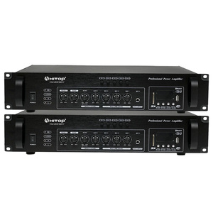Amplificador de potencia inalámbrico Bluetooth Receptor mezclador de fuente de audio multizona de 180 vatios con entradas USB, SD, AUX para direcciones públicas - Product Image 5