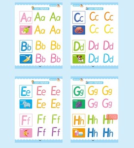 Impresión de logotipo personalizado, libro de borrado en seco, libro borrable, cuadernos de práctica para niños, rastreo de palabras del alfabeto mágico, libro para niños en edad preescolar - Product Image 4