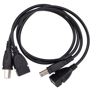 50CM USB 2.0 tip A dişi USB B erkek tarayıcı yazıcı kablosu güç kaynağı adaptörü kablosu - Product Image 3