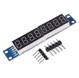 Il display a tubo digitale a 8 bit con display a LED MAX7219 supporta il controllo seriale a cascata a 8 bit con 3 porte IO - Product Image 1