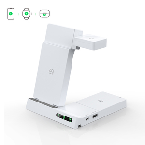 互換性のあるApple Sam Sungワイヤレス充電器スタンドユニバーサル15 W 3インワン携帯電話ホルダー多機能ワイヤレス充電器パッド - Product Image 1