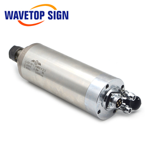 WaveTopSign su soğutmalı mil Motor GDZ-80 1.5KW 2.2KW ER11 ER20 ER20 voltaj 220V 380V 5A 8A GDZ-80 CNC Router makine için - Product Image 3