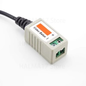 Cat5 UTP视频信号摄像机连接器绞合BNC闭路电视巴伦无源收发器UTP巴伦BNC电缆J17 - Product Image 5