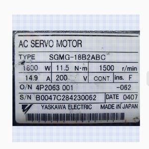 Enkoderler ile Yaskawa orijinal yeni SGMG-18B2ABC Servo Motor - Product Image 5
