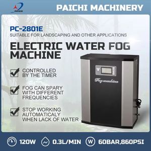 24V 120W High Pressure <strong>Fog</strong> Machine 0.3l/min Misting <strong>System</strong> with Digital Timer Garden Mist <strong>Maker</strong> for Outdoor Cooling - Product Image 6