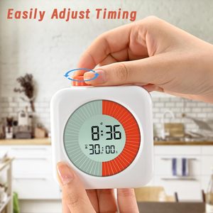 Vivo digitale Timer conto alla rovescia per i bambini e gli adulti strumento di gestione del tempo sveglia 3 in 1 per la casa cucina ufficio scuola - Product Image 4