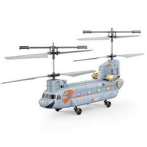Istikrarlı 1/48 2.4GHz RC helikopter için çocuk oyuncakları hediyeler 3.5CH uzaktan kumanda ile taşıma avcı RC uçak irtifa tutun - Product Image 2