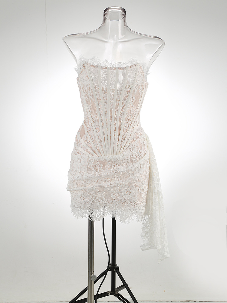 White with fishbone
