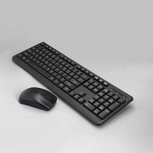 Venta caliente 2,4 GHz Wireless Office Computer Keyboard Mouse Combo 104 Keys Keyboard Mouse Combo Set OEM para marcas, - Product Image 4