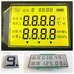 Flugzeug Tachometer LCD Display Kopf Massage gerät LCD Display Auto Klimaanlage Controller LED Hintergrund beleuchtung Segment Displays - Product Image 5