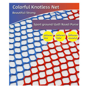 Renkli düğümsüz emniyet kafes örgü rulo örgü naylon net - Product Image 3