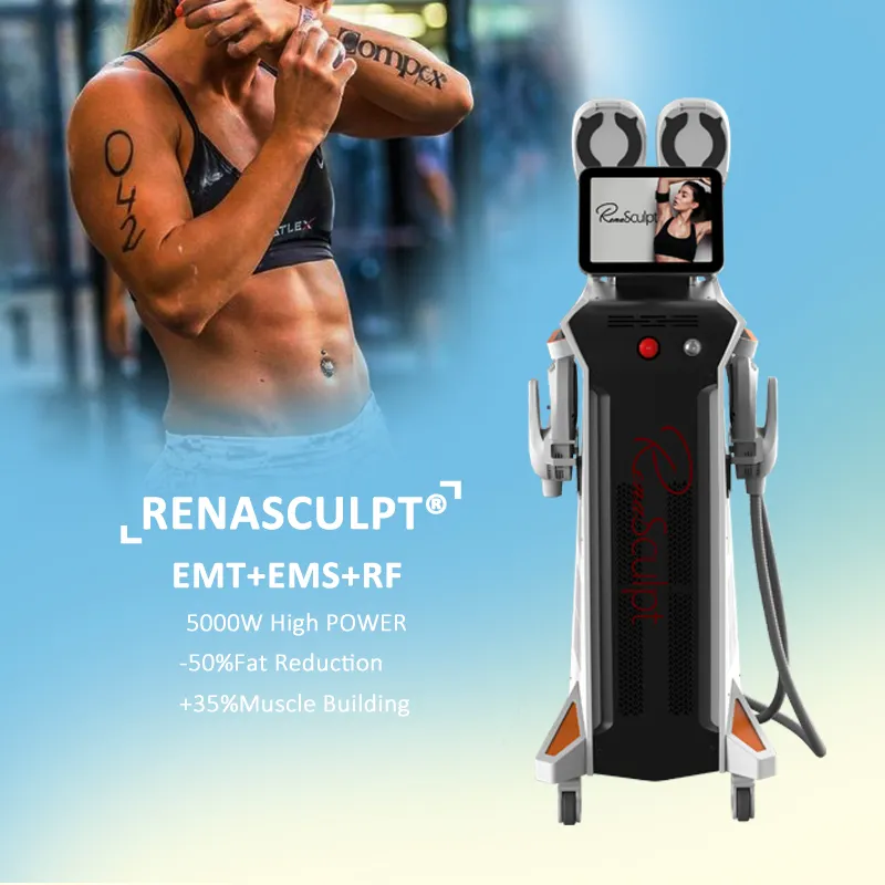 2024 13 Tesla Ems 5 Handle Ems Neo Teslasculpt Max Estimulador Muscular Body Sculpting Machine