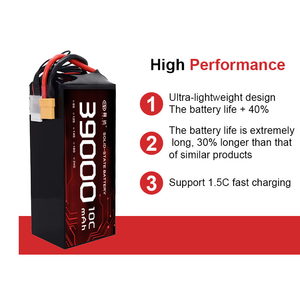 Mật độ năng lượng cao 39000mAh 44.4V 12S Pin trạng thái rắn Drone Pin cho Drone và vtol cánh cố định - Product Image 3