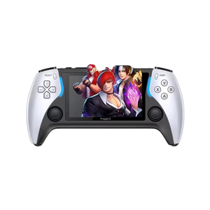 PS5スタイルゲームコンソールハンドヘルドHDスクリーンアーケード用PROJECT XポータブルWi-Fi通信付き2人用バトルレトロゲーム - Product Image 1