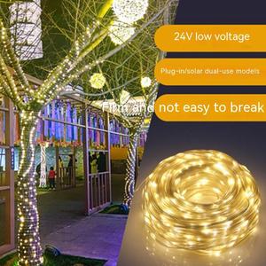 Solar LED Fairy <strong>String</strong> <strong>Lights</strong> <strong>Remote</strong> Control Indoor/Outdoor Wedding &amp; Valentines Day Decorative Lighting IP65 Rated - Product Image 5