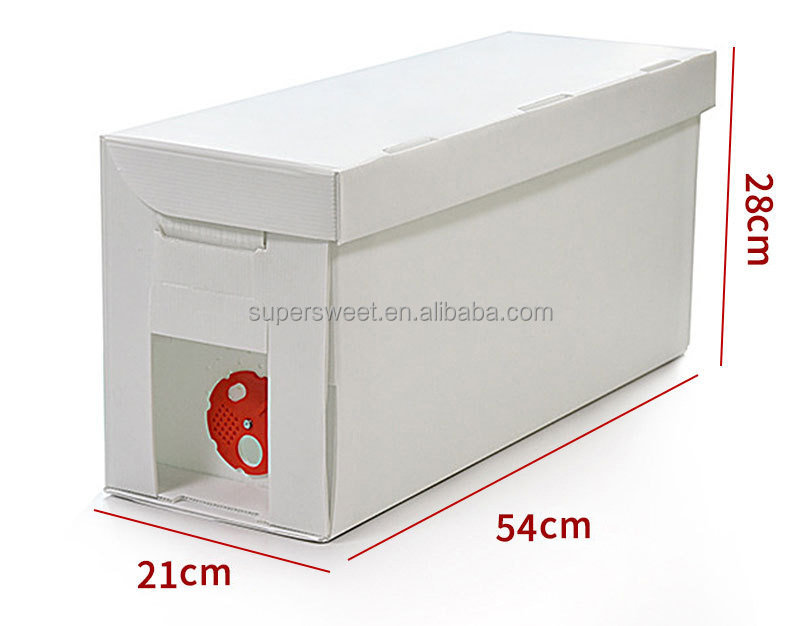 صندوق النحل المزدوج للنحل المزدوج للنحل الملكة 5 إطار خلية النحل البلاستيكية